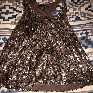 Forever 21 sparkly tank top